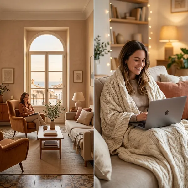 Psicólogo Online vs Presencial en Málaga: ¿Qué tipo de terapia elegir para sanar sin agobios?